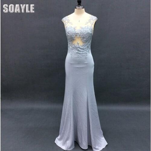 Bridesmaid Dresses Long 2021 Blue Formal Dresses for Wedding Evening Gowns