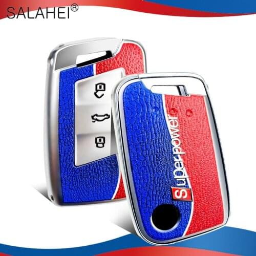 Practical Soft TPU Car Key Case Cover For Volkswagen VW Magotan Passat B8 TIGUAN MK2 For SKODA Superb A7 Car Key Bag Cover Case