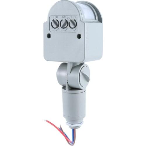 Professionele Home AC 220V IR Motion Sensor Light Switch Outdoor Automatische Infrarood PIR Motion Sensor Switch Met LED Licht