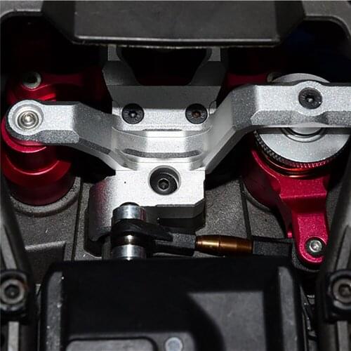 RC Car Aluminum Alloy Metal Adjustable Steering Assembly with Screw Kit for TRAXXAS X-MAXX 1/5 RC Car Accessories