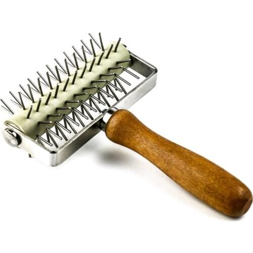 Dough Spike Roller Wheel Bread Pie Pizza Pasta Hole Maker DIY Tool Can be used to make dough tart doughpie crusts flatbreads etc
