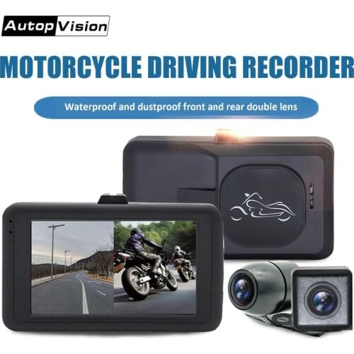 M21 smart Motorcycle Camera 3inch Display Dash Cam Motorcycle Recorder Loop Recording Installation Easy for scooter autobike