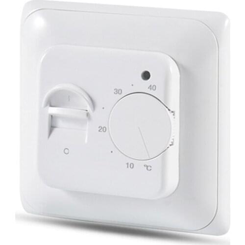 220V 16A Water Electric Floor Heating Manual Room Thermostat Warm Floor Cable Temperature Controller V719H16A