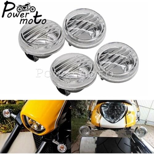 Motorcycle Turn Signal Clear Lens Blinker Light Cover For Suzuki Boulevard M109R C109R M50 C50 VL800 Volusia C90 1500 Intruder