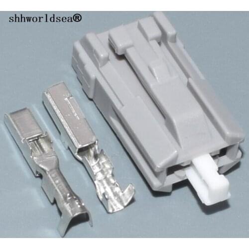 Worldgolden 2pin for Toyota brake lights plug door light licence light plug cable unsealed connector 7283-8123-40