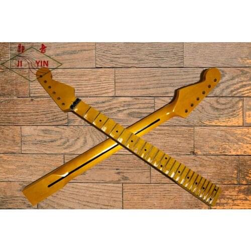 1 pcs double rocker electric guitar neck ST style grooved maple fingerboard 22 frets 25.5 inch
