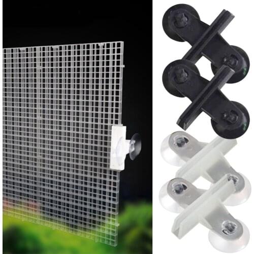 2pcs Glass Separation Suction Cup Home Small Isolation Clamp Chuck Aquarium Divider Clip Fish Tank Strong Easy Use Partition