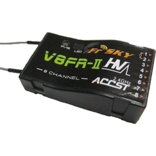 2020 New FrSky V8FR-II 2.4GHz 8 Channels ACCST Receiver HV Version RX for RC Multi Rotor FPV Drones