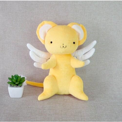 Anime Cardcaptor Sakura Plush Toy Kinomoto Sakura CERBERUS Clow Read Figure Toy Stuffed Pillow 27cm For Gift