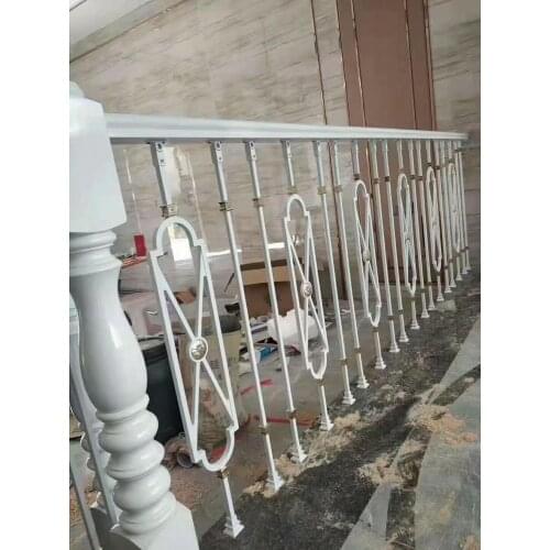 Freeshipping private custom medieval retro 950mm 850mm Iron magnesium plating crystal column stair handrail