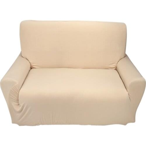 2 Seater Sofa Cover Slipcover Stretch Elastic Couch Chair Protector With 6PCS Sponge Rods Widely Used In Home Office And Hotel