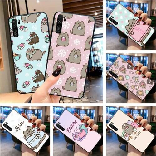 Pusheen cat Phone Case for Huawei P20 P30 P40 lite E Pro Mate 30 20 Pro P Smart 2020 P10