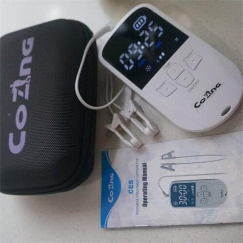 Cranial Electrotherapy Stimulation Sleep Aid Insomnia Disorder Treatment Anti Anxiety Depression Stress Relief Physiotherapy