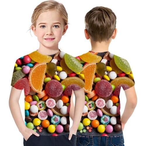 Summer 2021 Europe And America Simple Wii Ut T-Shirt 3D Printing Harajuku Factory Direct Supply Cheap Childrens Short Sleeves