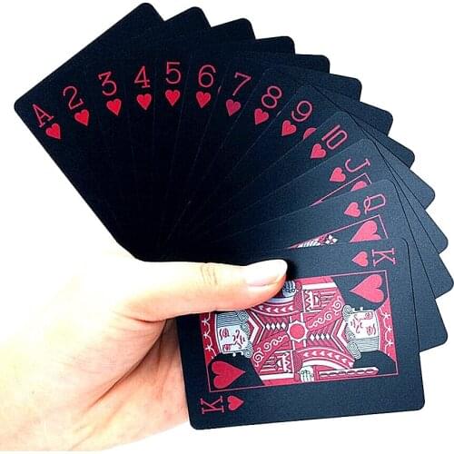 Quality Waterproof PVC Plastic Playing Cards Set 54pcs Deck Poker Classic Magic Tricks Tool