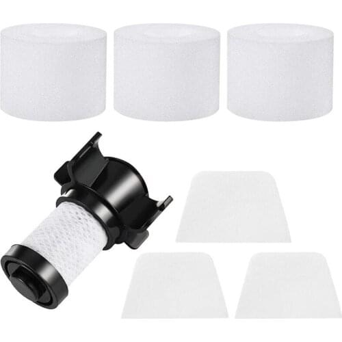 Replacement Filter Set Compatible for Shark Stick Vacuum Cleaner IF200UKT , Replaces Part XPSTMF100 & XPREMF100