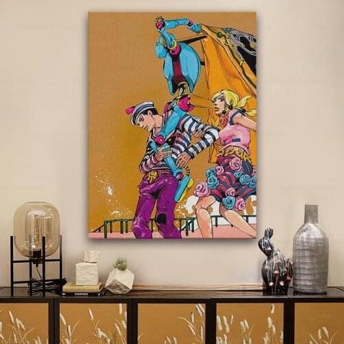 Josuke Yasuho JoJolion JoJos Bizarre Canvas poster Painting wall Art decor Living room Bedroom Study Home Decoration Prints