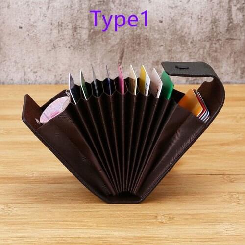 2021 New Fashion Unisex Business Leather Card Holder Mens Wallet ID Credit Purse Name Cards Case Pocket Organizer Coin Bag