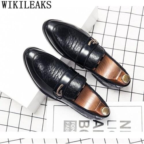 Luxury Brand Mens Dress Shoes Loafers Party Shoes For Men Wedding Shoes Men 2021 Zapatos Oxford Hombre Sapato De Couro Masculino
