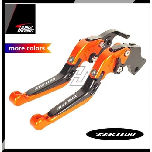 For KAWASAKI ZZR1100 ZZR 1100 ZZ R1100 90-92 1990 1991 1992 Foldable Brake Clutch Levers