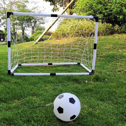Foldable Outdoor Children Football Gate Net Outdoor Sports Toys Football Goal Door Set for Backyard Indoor Toy Soccer Equipment