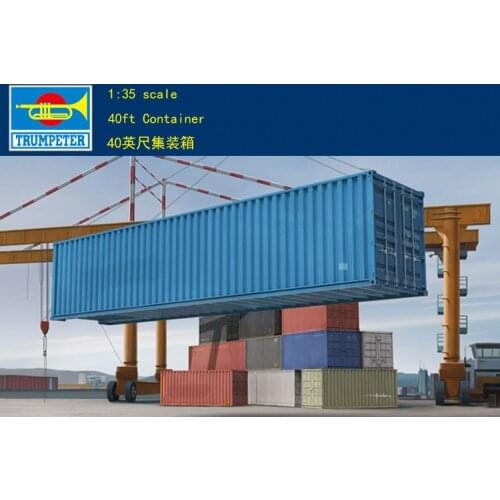 Trumpeter 01030 1/35 Scale 40 Feet Container Packing Box Plastic Model Armor Kit TH05481-SMT6