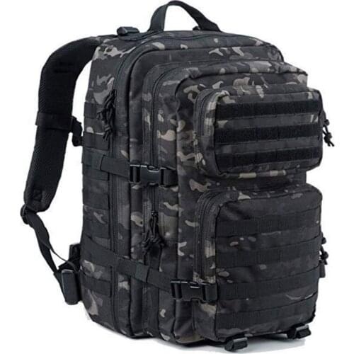 Army Backpack Tactical Military Assault Molle Rucksack Outdoor Large Capacity Hunting Hiking Camping Camouflage 3P Softback Bag