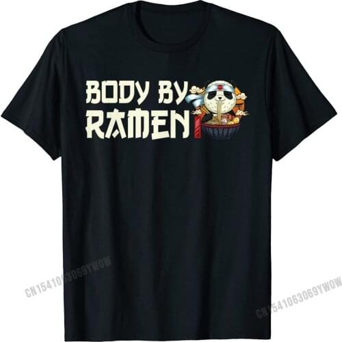 Body By Ramen Anime Kawaii Japanese Panda Ramen Women Women T-Shirt Camisas Men Top T-Shirts Funky Tops Shirt Cotton Man Summer