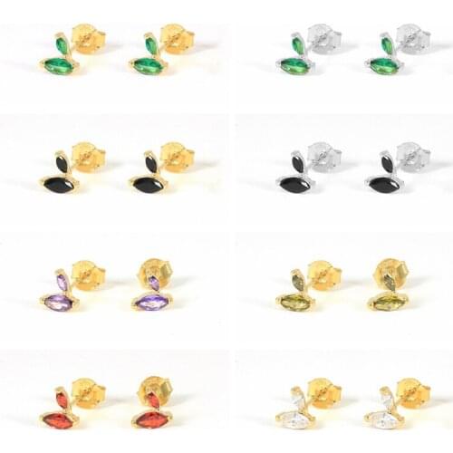 BOAKO 925 Sterling Silver Horse Eye Earrings For Women Stud Earrings Boucle Oreille Femm Piercing Mom Gift 2021 Trend Jewelry