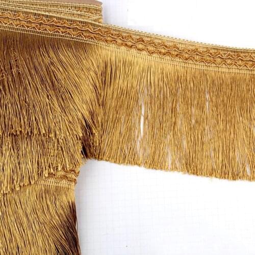 1Meter Sewing Tassel Fringe Lace Trim Upholstery Curtain Ribbon Craft Lace Home Decorative 16cm Tassel