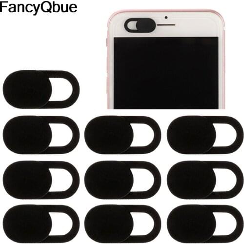 10Pcs/set Oval Ultra Thin Lens WebCam Cover Shutter Slider Plastic Camera Cover For Phone PC Laptop Lens Privacy Sticker