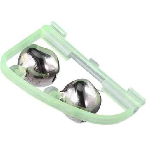5 Pcs Luminous Sea Fishing Feeder Fishing Bell Twin Rod Tip Fish Bell Alarm Fishing Tackle Fishing Accessories