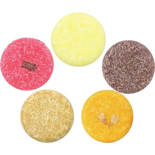 5x Solid Shampoo Bar, Dry Bar Soap, Made with Natural & Organic Ingredients, Sulfate-Free, All Hair Types, 10g