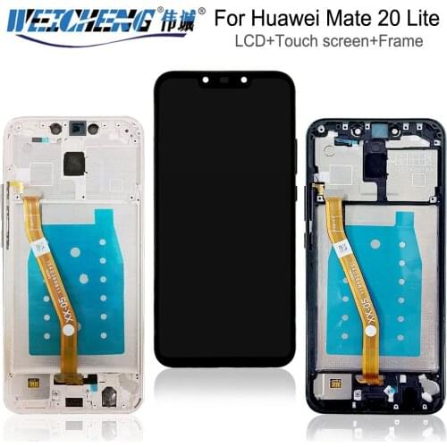 6.3"For Huawei Mate 20 Lite LCD Display Touch Screen With frame For Huawei Mate 20 Lite LCD SNE LX1 LX2 LX3 Screen Replacement