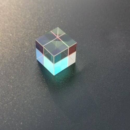 7mm Cubic Science Cube Optical Prisma Photography with Hexahedral Prism Home Decoration Prism Glass,color Child Gift