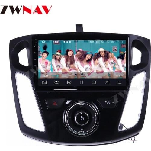 IPS 4+64G Android 10.0 Car Stereo DVD Player GPS Glonass Navigation for Ford Focus 2012-2018 Multimedia Radio wifi head unit