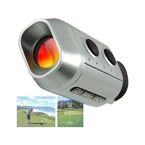 Free shipping Digital 7x Optic Telescope Pocket Laser Golf Range Finder Rangefinder Golf scope Yards Measure Distance Meter