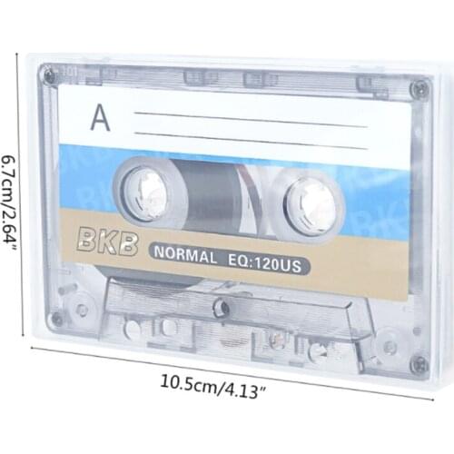F3MA Cassette Tape with 60 Minutes Convenient Recording Blank Cassette Tape Records Speech Recorder Tape