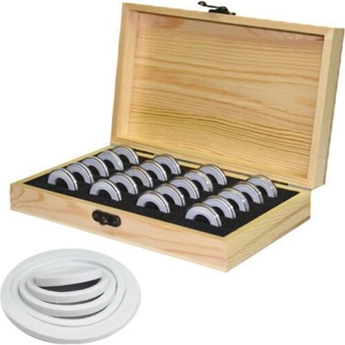 Storage Coins Gift Box Storage Box 20 Grids Commemorative Coin Protection Box Coin Collection Cases Holder Applied Clear Boxes