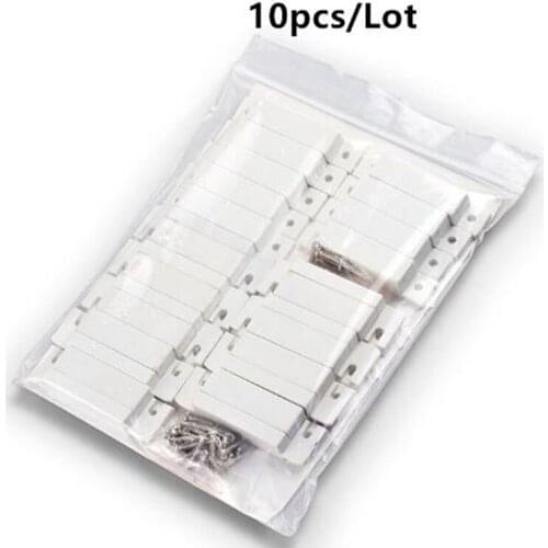 10 sets MC-31 Wired Door Window Sensor Magnetic Switch for Home Alarm System When sensor is open,normally open NO