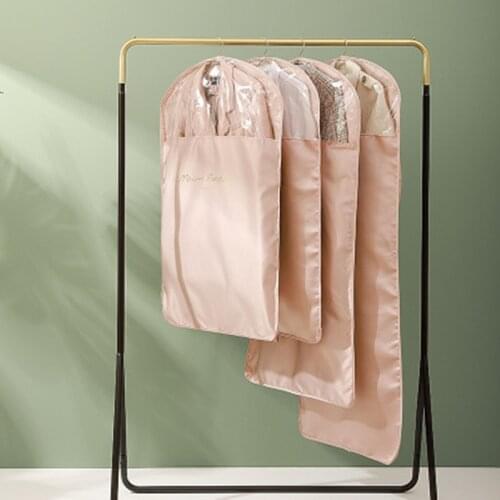 Oxford Cloth Clothes Dust Cover Protect Dress Suit Jacket Wardrobe Dust-proof Cover Wardrobes Hanging Storage Cabinet Dust Bag