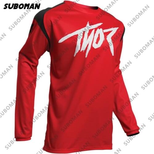 2021 new thor men Motocross Jersey Moto Motorcycle Mountain Bike Jersey BMX DH Clothes Maillot Ciclismo Downhill MTB Jerseys
