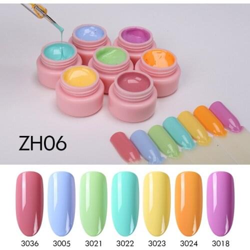 Clou Beaute Painting Gel Set 73 Colors Nail Polish 5ml Gel Varnish Nail Art Color Gel Paint For Gel Nail Lacquer Art Primer Set