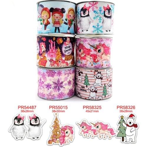 2020 new arrival 3 inch grosgrain ribbon wholesale Printed cartoon character ribbon 43472