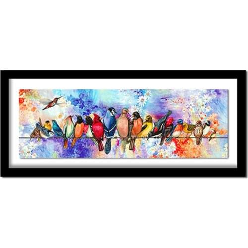 Full Square Drill 5D DIY Diamond Painting "cartoon Birds" 3D Embroidery set Cross Stitch Decor gift VIP