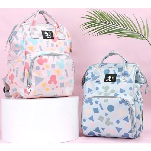 Disney Baby Diaper Bag Backpack Maternity Bag For Stroller Nappy Bag Large Capacity Mummy Bags For Travel Colorful Series