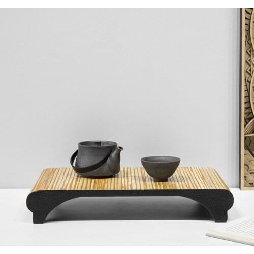 TT Jingquan Thailand Imported/Bamboo Woven/Chinese Zen/Crafts/Handmade/Tea Tray/Tray