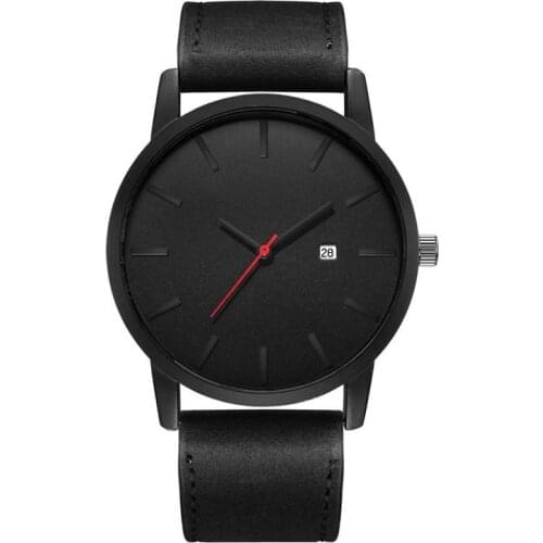 Men's Watch With Leather Strap TVK China