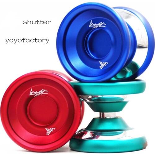 YYF Shutter YOYO Wide Version Polished Ring Alloy YOYO for Professional Yoyo Player toys for children yo-yo