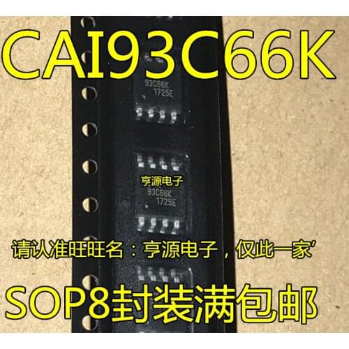 10PCS CAT93C66K 93C66K SOP8